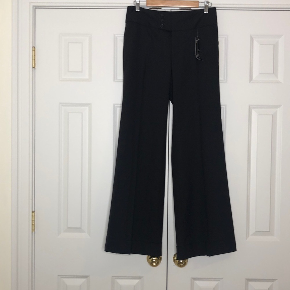 Banana Republic Wool Blend Wide Leg Pants 8